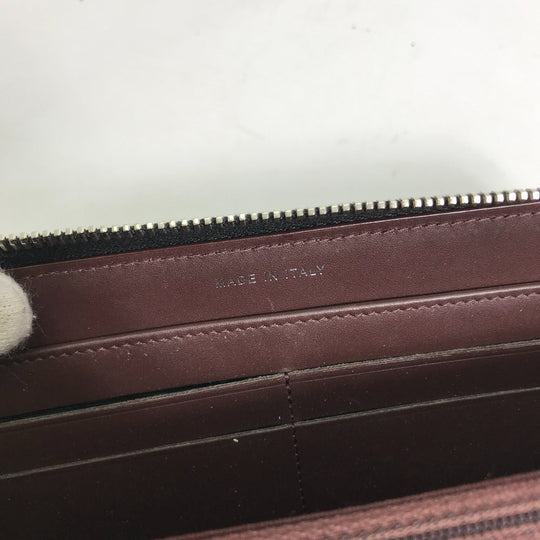 CHANEL Long Wallet Purse A50097 Caviar skin black CC COCO Mark Vstitch quilting Women Used Authentic