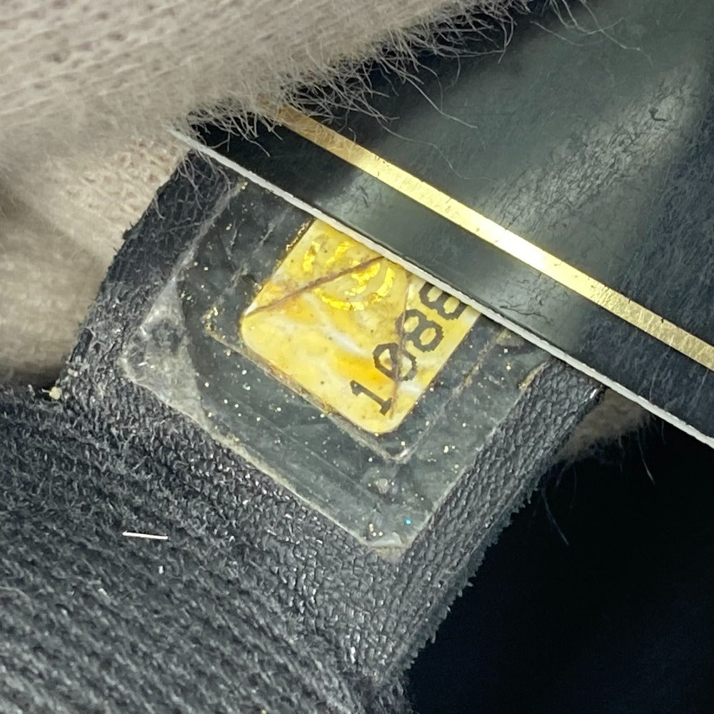 CHANEL Shoulder Bag leather black CC COCO Mark Matrasse quilting Women Used Authentic