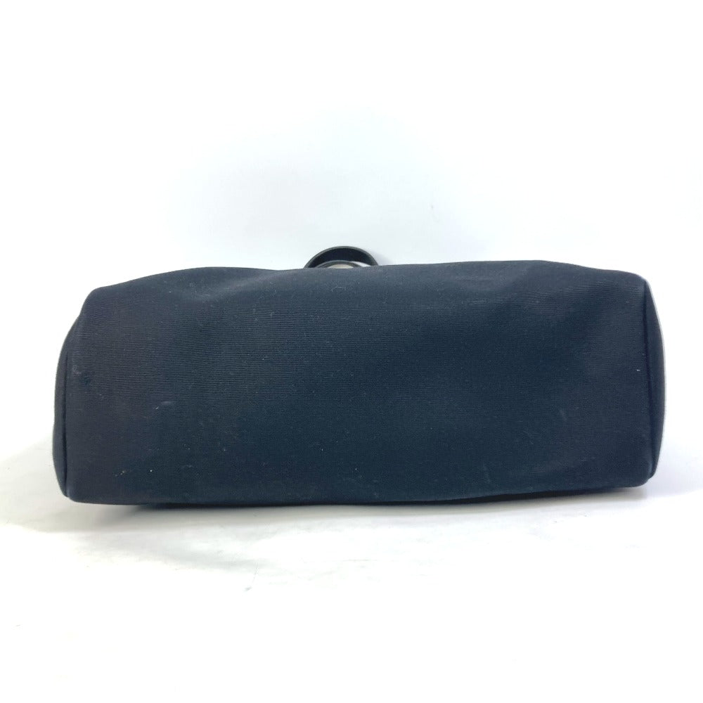 HERMES Tote Bag Canvas / leather black Herbag Cabass GM unisex(Unisex) Used Authentic