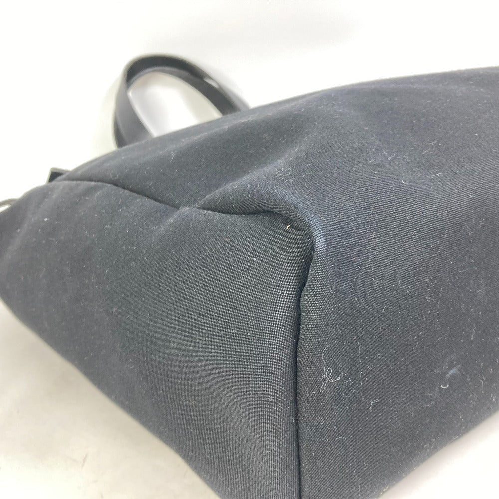 HERMES Tote Bag Canvas / leather black Herbag Cabass GM unisex(Unisex) Used Authentic
