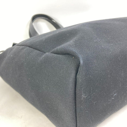 HERMES Tote Bag Canvas / leather black Herbag Cabass GM unisex(Unisex) Used Authentic