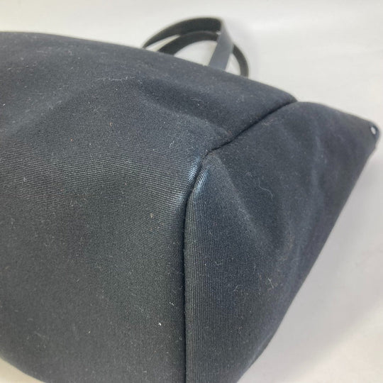 HERMES Tote Bag Canvas / leather black Herbag Cabass GM unisex(Unisex) Used Authentic