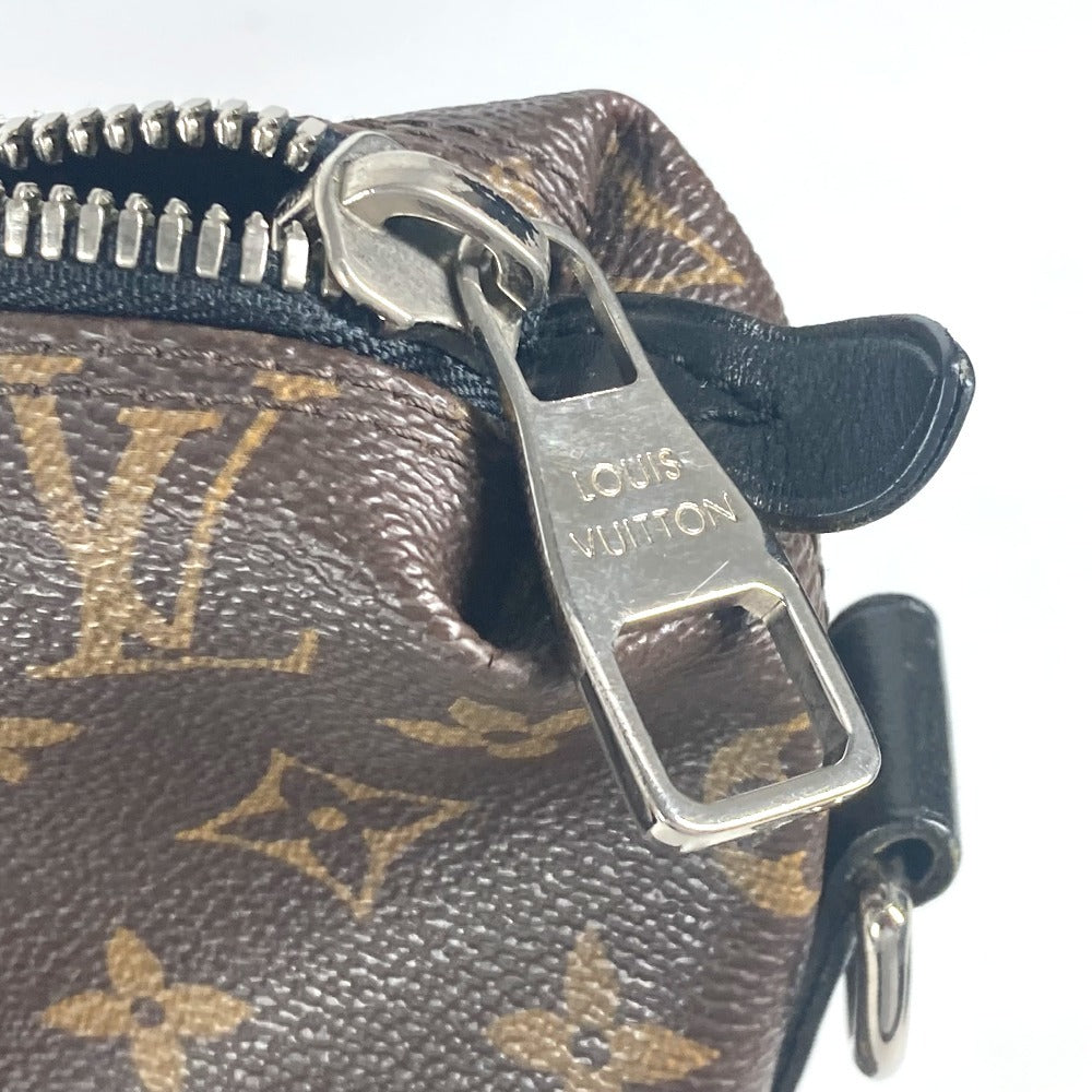 LOUIS VUITTON Tote Bag M40388 Monogram macacer canvas Brown Monogram macacer Kitan mens Used Authentic