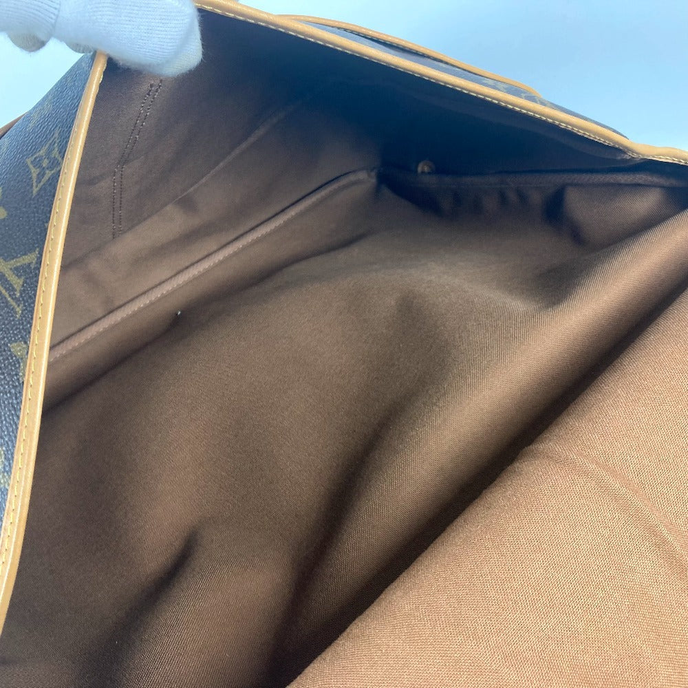 LOUIS VUITTON Boston Duffel bag M41140 Monogram canvas Brown Monogram Sac chasse mens Used Authentic