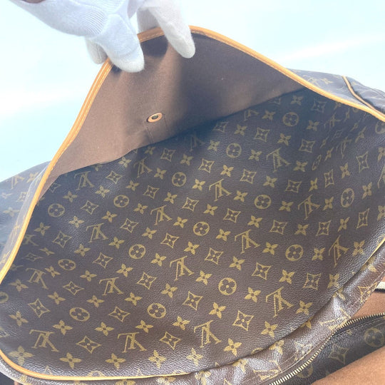 LOUIS VUITTON Boston Duffel bag M41140 Monogram canvas Brown Monogram Sac chasse mens Used Authentic