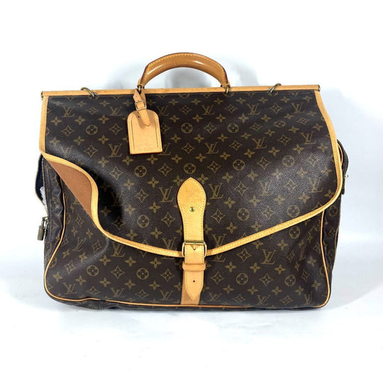 LOUIS VUITTON Boston Duffel bag M41140 Monogram canvas Brown Monogram Sac chasse mens Used Authentic