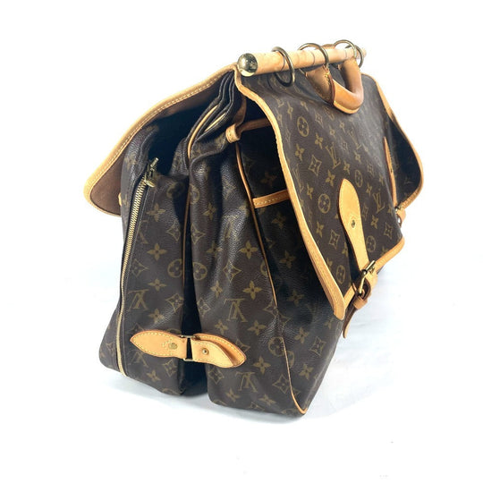 LOUIS VUITTON Boston Duffel bag M41140 Monogram canvas Brown Monogram Sac chasse mens Used Authentic
