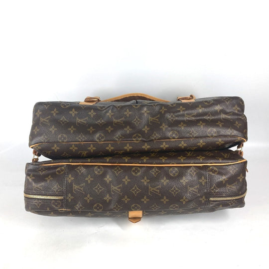 LOUIS VUITTON Boston Duffel bag M41140 Monogram canvas Brown Monogram Sac chasse mens Used Authentic