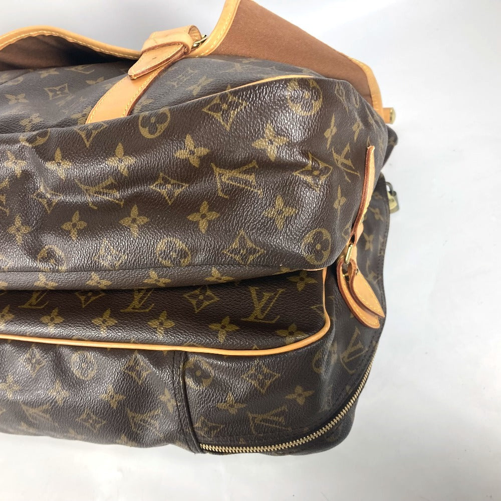 LOUIS VUITTON Boston Duffel bag M41140 Monogram canvas Brown Monogram Sac chasse mens Used Authentic