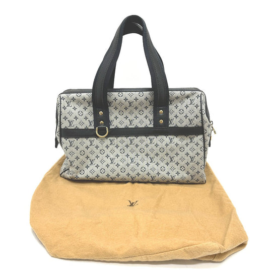 LOUIS VUITTON Boston Duffel bag M92211 Monogram mini canvas blue Josephine GM Women Used Authentic