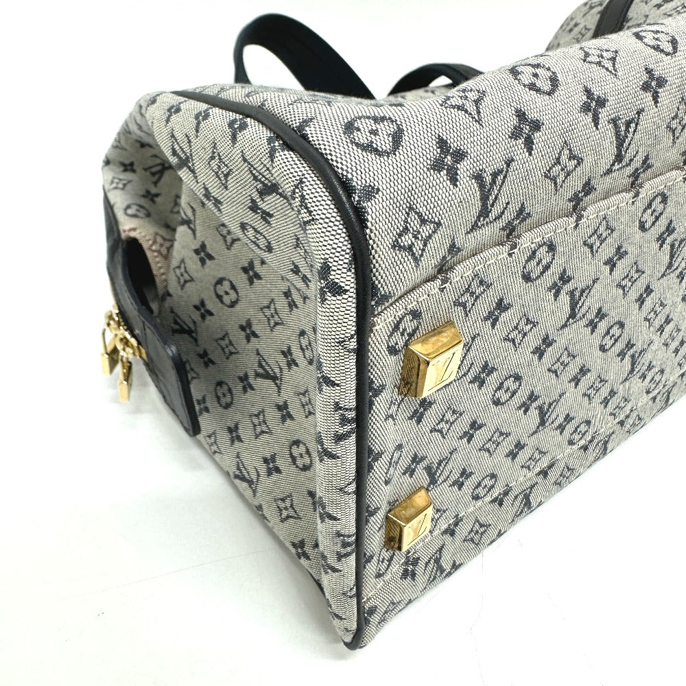 LOUIS VUITTON Boston Duffel bag M92211 Monogram mini canvas blue Josephine GM Women Used Authentic