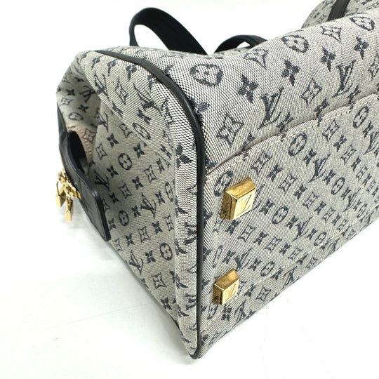 LOUIS VUITTON Boston Duffel bag M92211 Monogram mini canvas blue Josephine GM Women Used Authentic