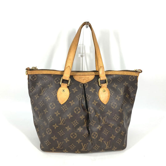 LOUIS VUITTON Shoulder Bag M40145 Monogram canvas Brown Monogram Palermo PM Women Used Authentic