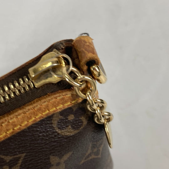 LOUIS VUITTON Shoulder Bag M40145 Monogram canvas Brown Monogram Palermo PM Women Used Authentic