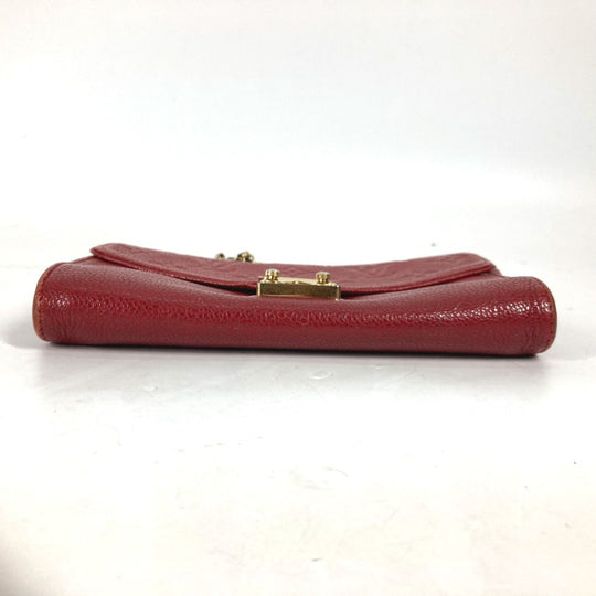 LOUIS VUITTON Long Wallet Purse M60640 Monogram Ann Platt Leather Red Monogram Ann Platt Pochette saint germain