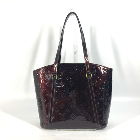 LOUIS VUITTON Shoulder Bag M91567 Monogram Vernis purple Monogram Vernis Avalon MM Women Used Authentic