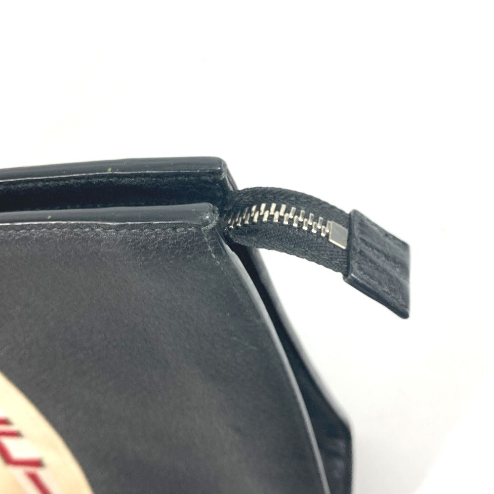 GUCCI Clutch bag 475316 leather black pouch bag web stripe logo mens Used Authentic