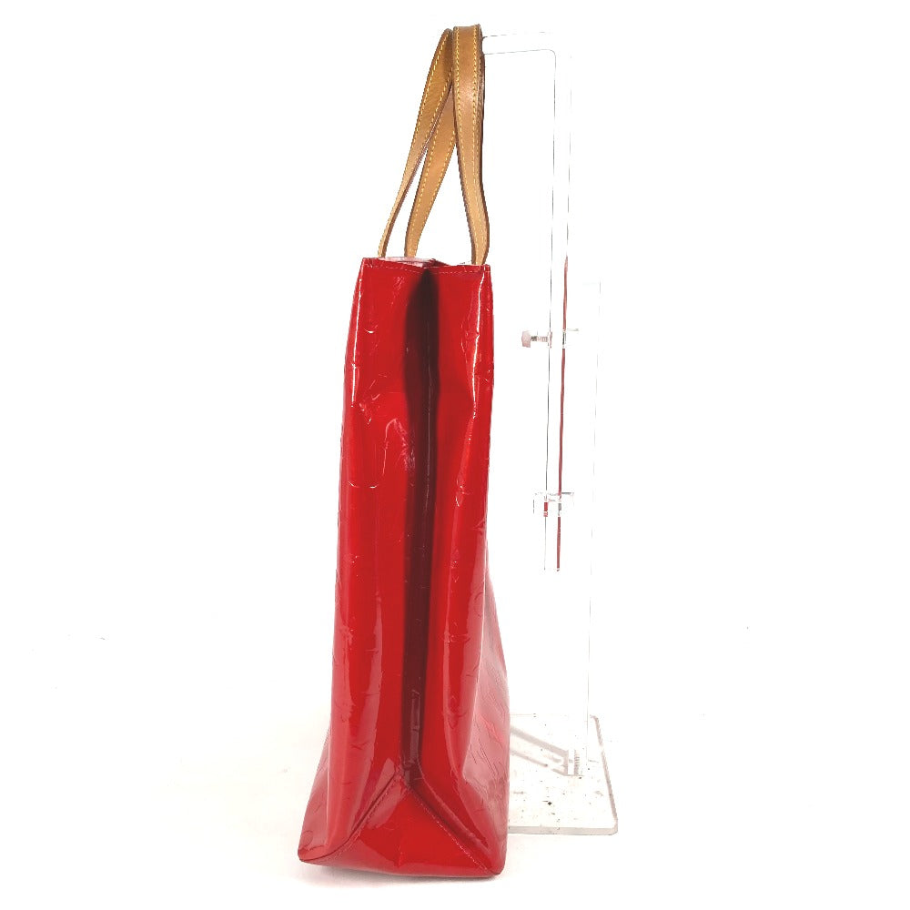 LOUIS VUITTON Handbag M91086 Monogram Vernis Red Monogram Vernis Lead MM Women Used Authentic