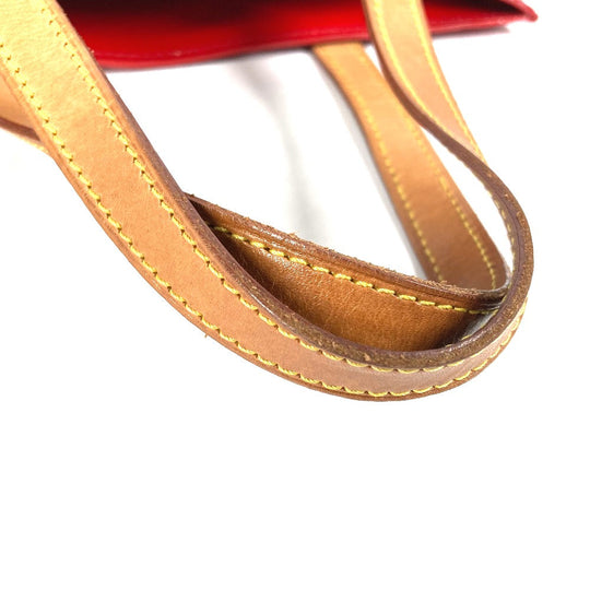 LOUIS VUITTON Handbag M91086 Monogram Vernis Red Monogram Vernis Lead MM Women Used Authentic