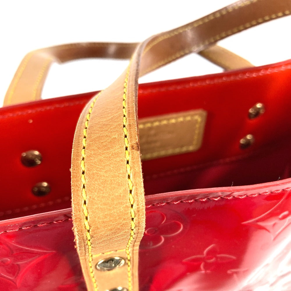 LOUIS VUITTON Handbag M91086 Monogram Vernis Red Monogram Vernis Lead MM Women Used Authentic