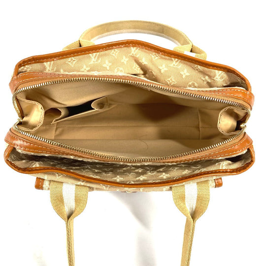 LOUIS VUITTON Tote Bag M92505 Monogram mini canvas beige Monogram mini sack marie kate Women Used Authentic