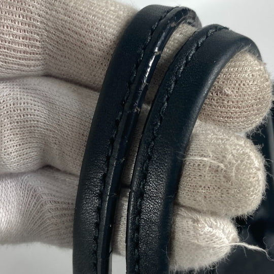 GUCCI Shoulder Bag 169946 GG canvas / leather black GG New Brit Tote Bag Women Used Authentic