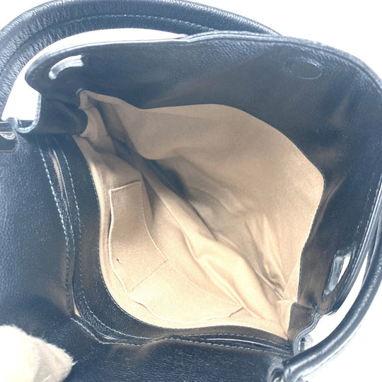 CARTIER Shoulder Bag Patent leather, leather black Marcello Women Used Authentic