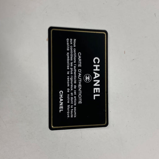 CHANEL Tote Bag Patent leather black punching logo CC COCO Mark NO5