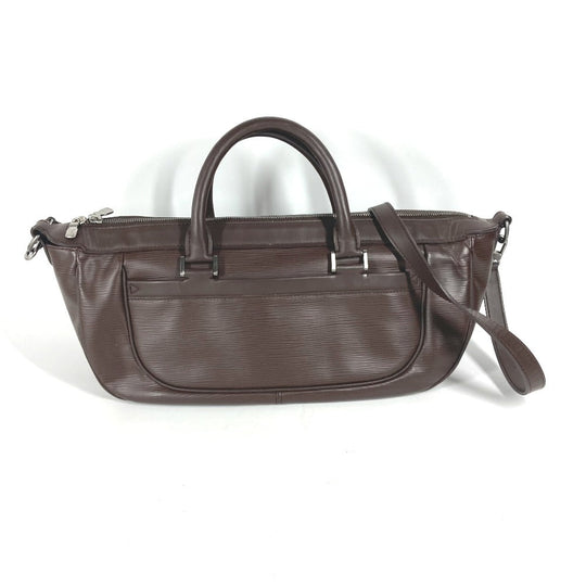 LOUIS VUITTON Shoulder Bag M5910D Epi Leather Brown Epi Danura MM mens Used Authentic