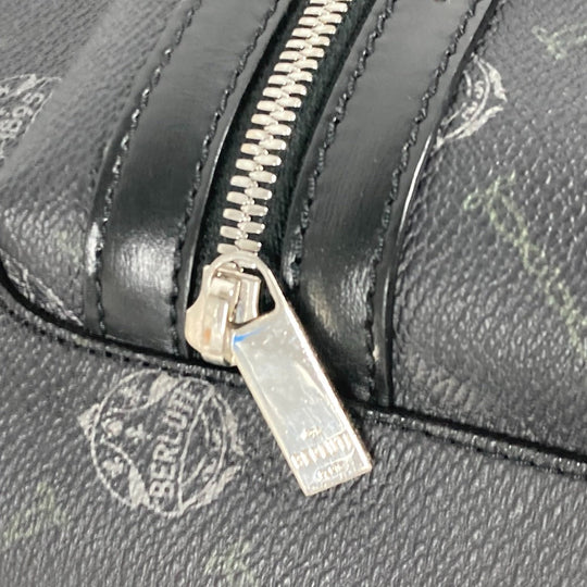 Berluti Sling bag PVC / Leather Black type logo