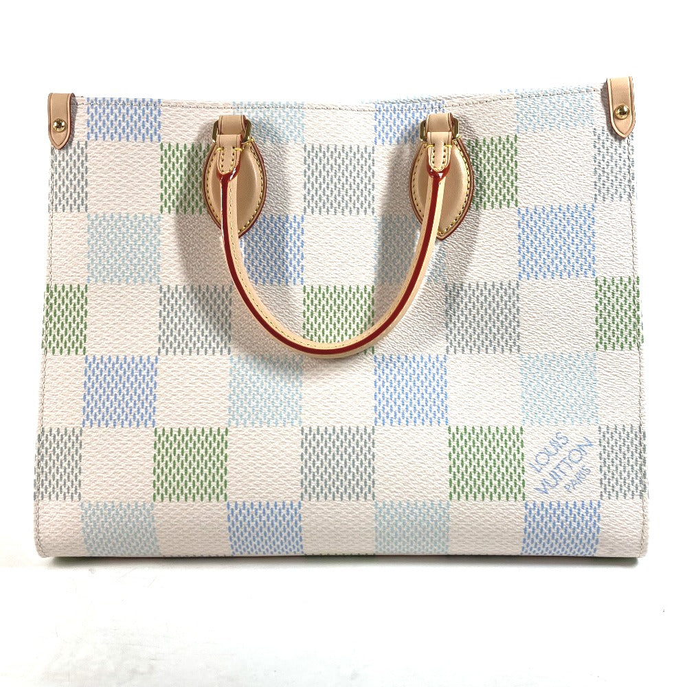 LOUIS VUITTON Handbag N40518 Damier canvas white Pastel Damier On the Go MM