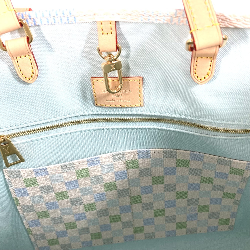 LOUIS VUITTON Handbag N40518 Damier canvas white Pastel Damier On the Go MM