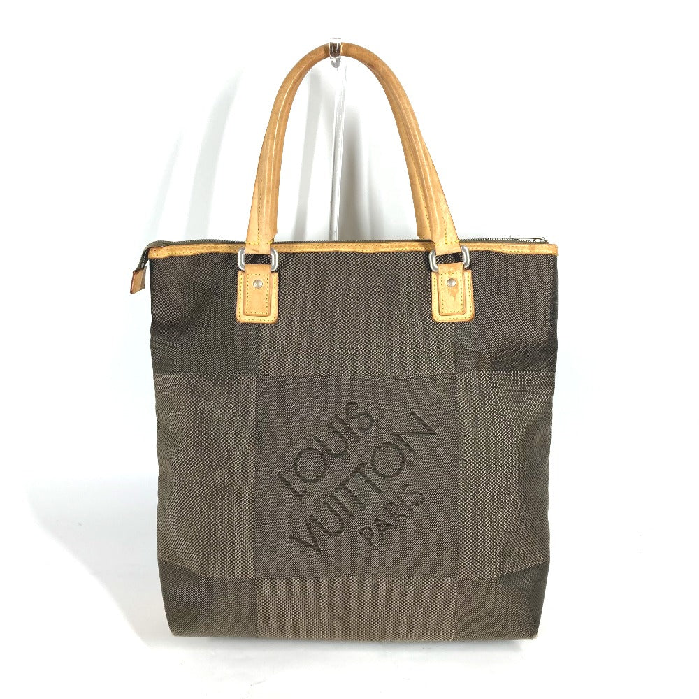 LOUIS VUITTON Shoulder Bag M93083 Damier Jean Canvas khaki Damier Jean Kugar mens Used Authentic
