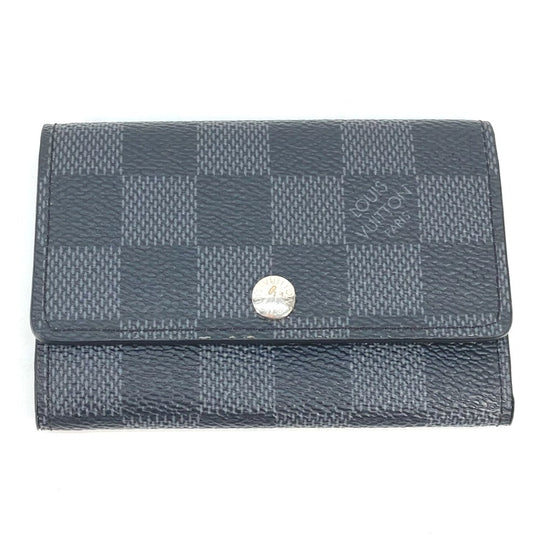 LOUIS VUITTON Key case Key holder N62662 Damier Grafitto Canvas black Damier Grafitte Multicles 6