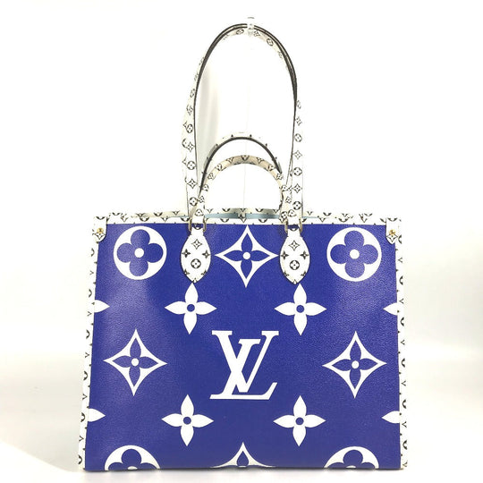 LOUIS VUITTON Shoulder Bag M44720 Monogram giant canvas blue Monogram Giant Okinawa Limited On-the-go GM