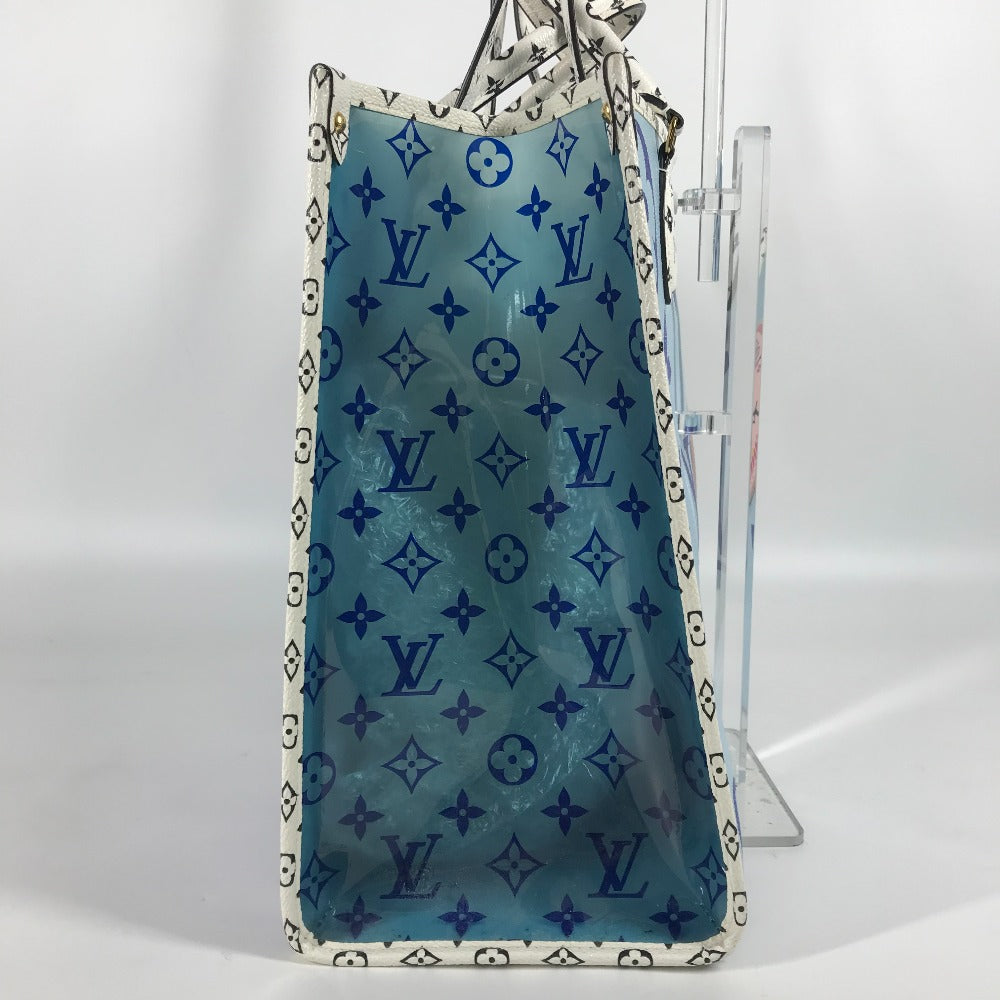 LOUIS VUITTON Shoulder Bag M44720 Monogram giant canvas blue Monogram Giant Okinawa Limited On-the-go GM