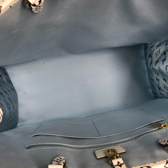 LOUIS VUITTON Shoulder Bag M44720 Monogram giant canvas blue Monogram Giant Okinawa Limited On-the-go GM