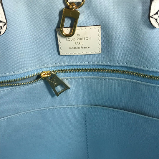 LOUIS VUITTON Shoulder Bag M44720 Monogram giant canvas blue Monogram Giant Okinawa Limited On-the-go GM
