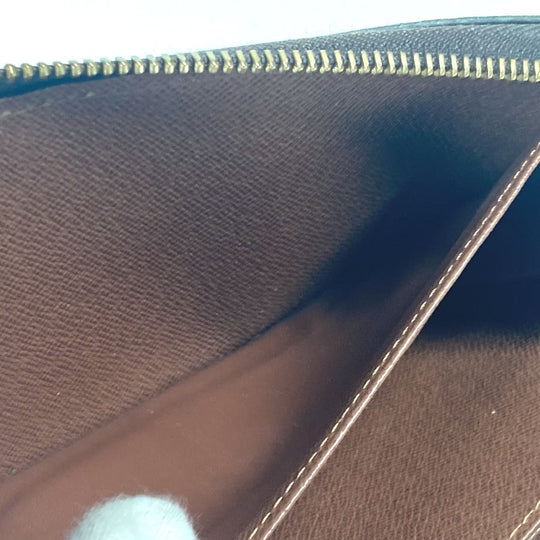 LOUIS VUITTON Long Wallet Purse M93759 Monogram canvas Brown Monogram Rose Stephen Sprouse Zippy wallet Women Used Authentic