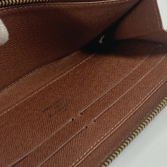 LOUIS VUITTON Long Wallet Purse M93759 Monogram canvas Brown Monogram Rose Stephen Sprouse Zippy wallet Women Used Authentic
