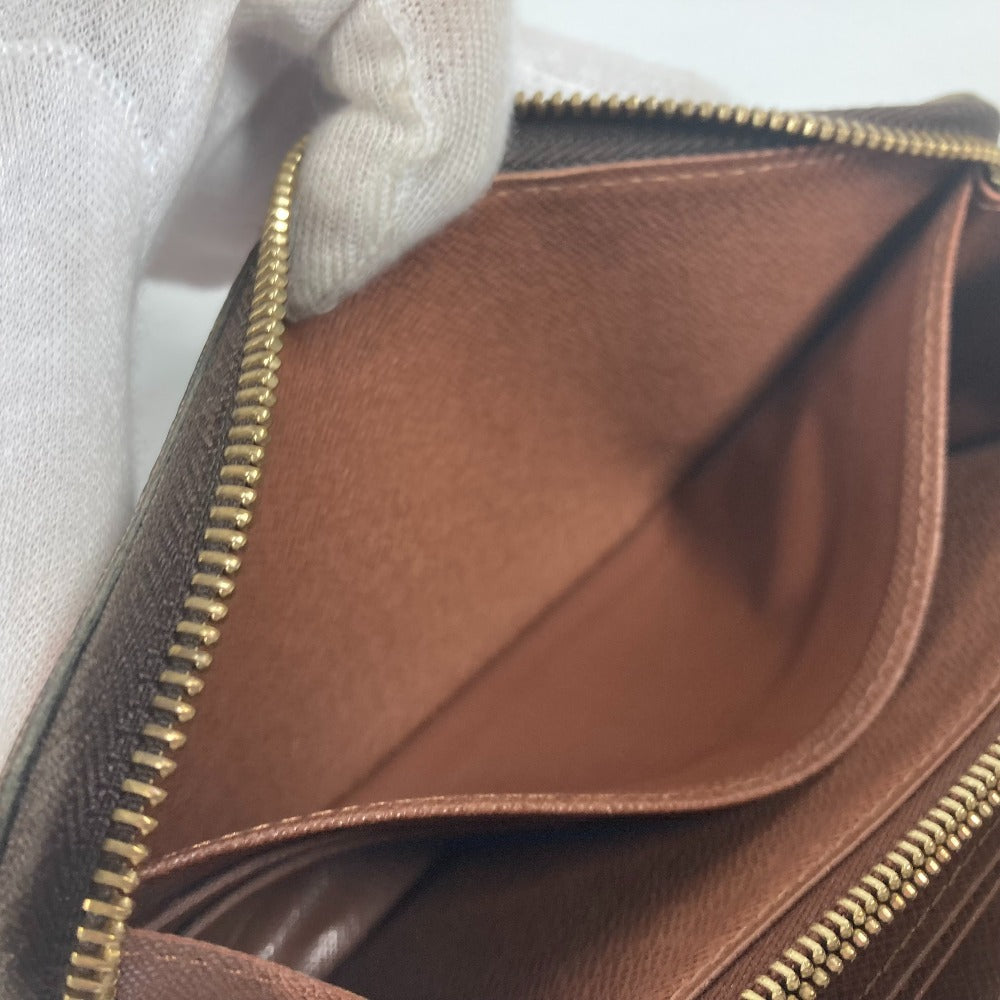 LOUIS VUITTON Long Wallet Purse M93759 Monogram canvas Brown Monogram Rose Stephen Sprouse Zippy wallet Women Used Authentic