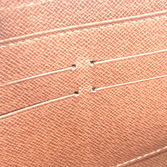 LOUIS VUITTON Long Wallet Purse M93759 Monogram canvas Brown Monogram Rose Stephen Sprouse Zippy wallet Women Used Authentic
