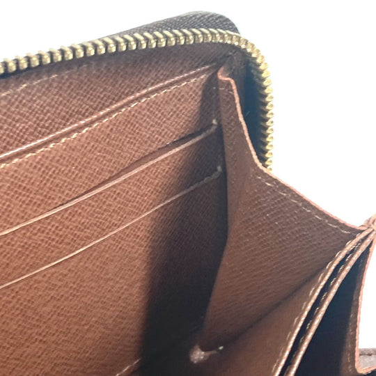 LOUIS VUITTON Long Wallet Purse M93759 Monogram canvas Brown Monogram Rose Stephen Sprouse Zippy wallet Women Used Authentic