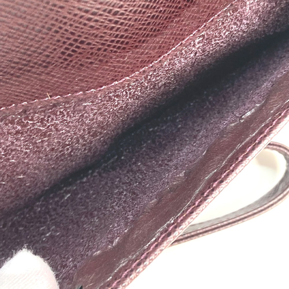 LOUIS VUITTON business bag M82225 Taiga Leather Bordeaux Taiga Baikal mens Used Authentic