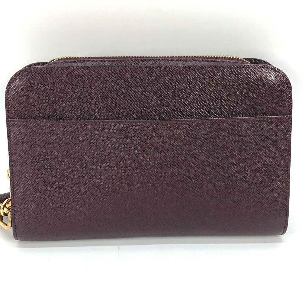 LOUIS VUITTON business bag M82225 Taiga Leather Bordeaux Taiga Baikal mens Used Authentic