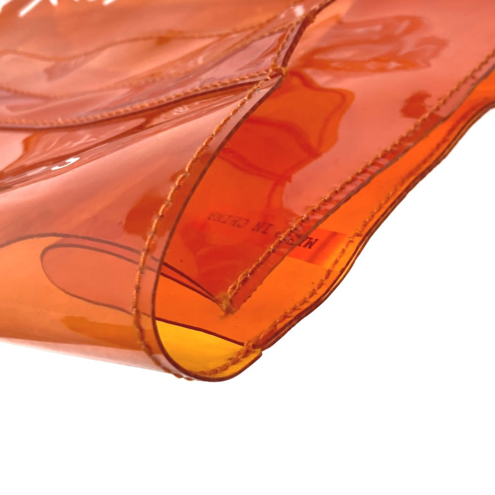HERMES Handbag Plastics Orange Plastics Kelly Women Used Authentic