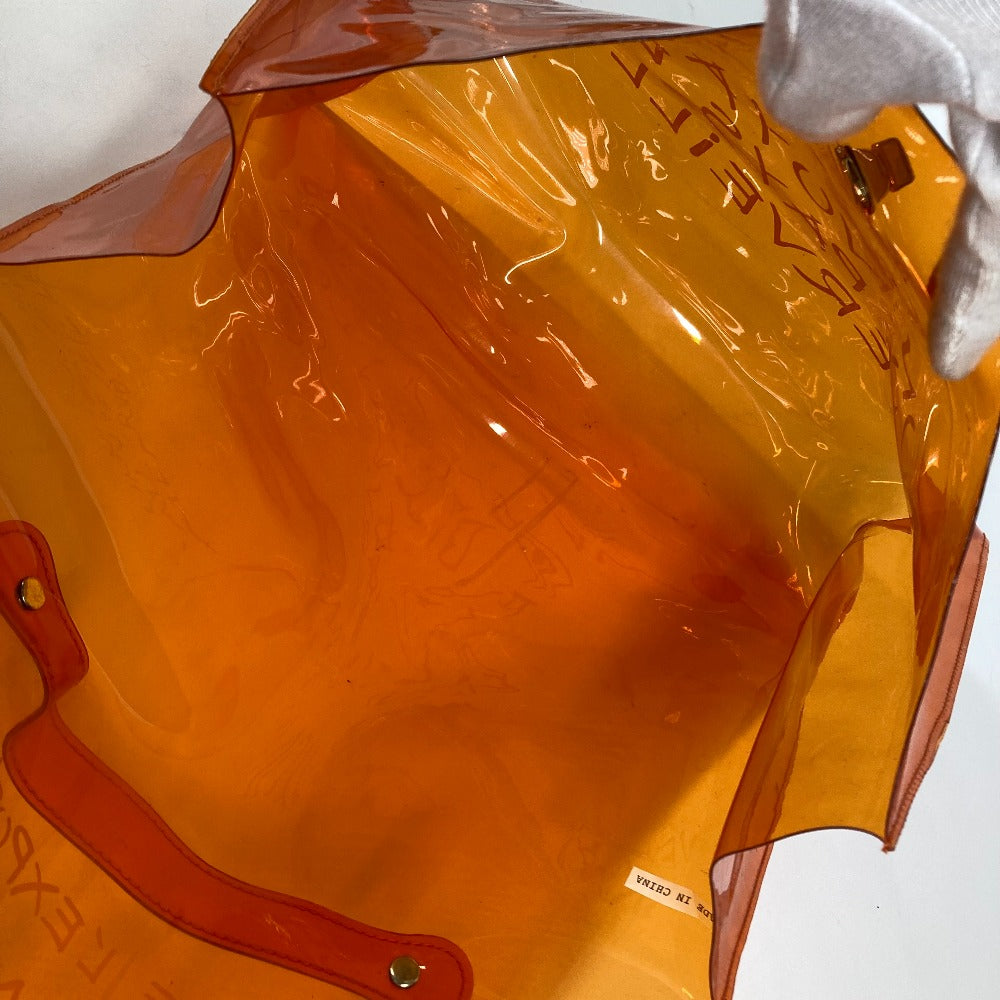 HERMES Handbag Plastics Orange Plastics Kelly Women Used Authentic