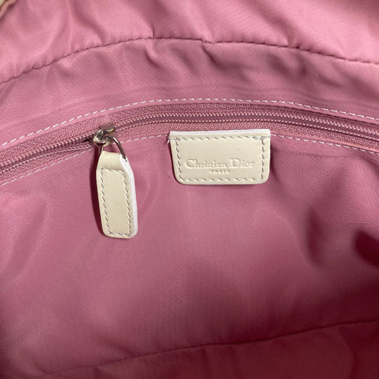 Dior Shoulder Bag PVC / Leather pink Trotter NO1 Women Used Authentic