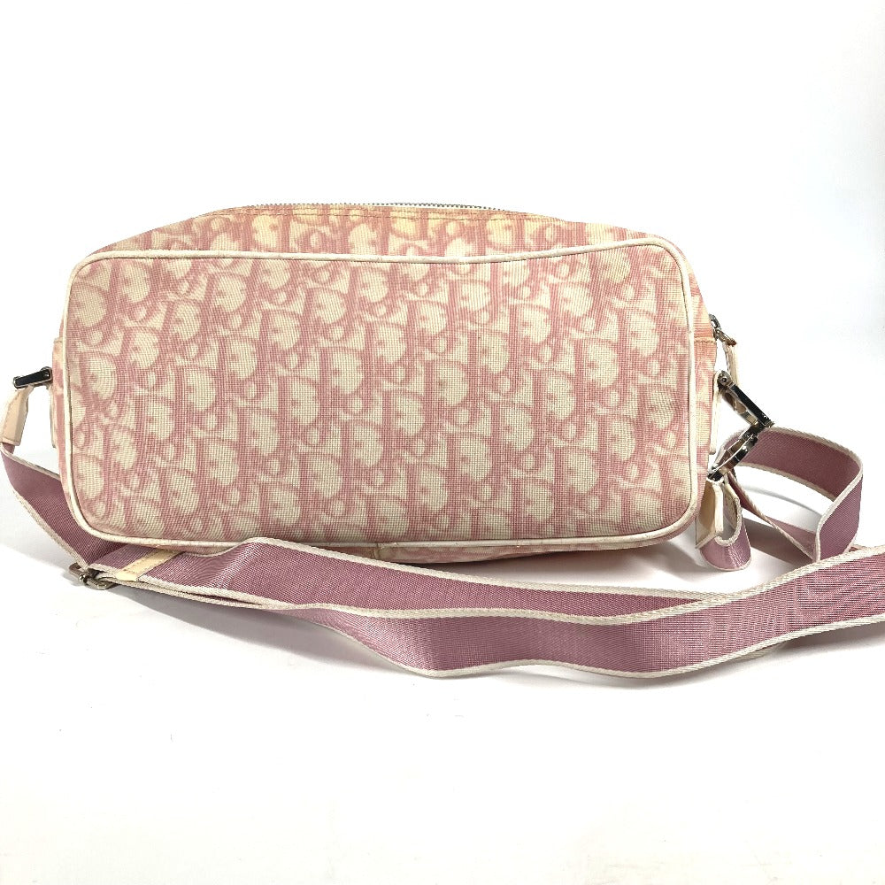 Dior Shoulder Bag PVC / Leather pink Trotter NO1 Women Used Authentic