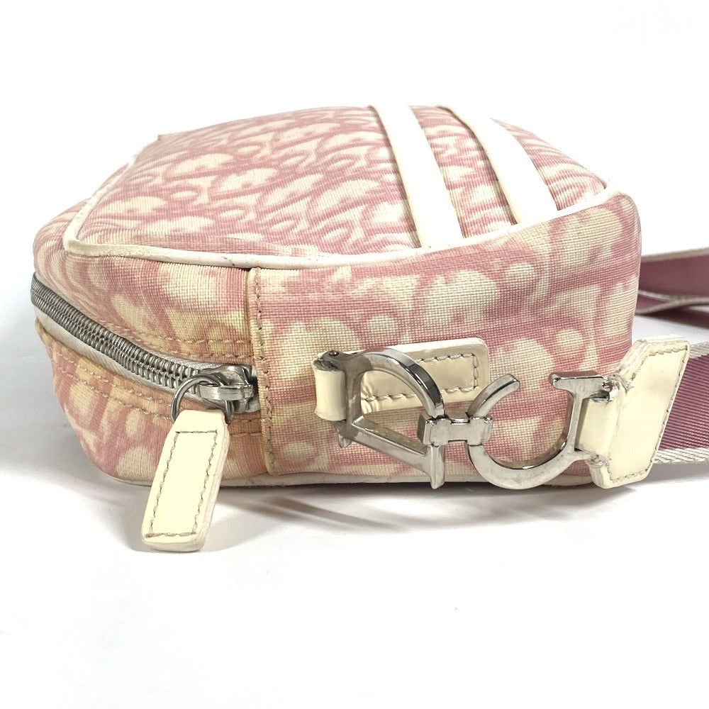 Dior Shoulder Bag PVC / Leather pink Trotter NO1 Women Used Authentic